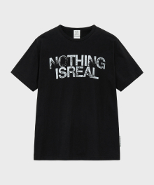 NOTHING IS REAL TEE BLACK (VH2EMUT506A)