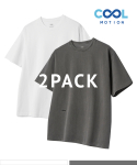 [2PACK] 쿨모션 티셔츠 콤비 PACK (피그먼트+솔리드)