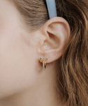 하스(HAS) HTY033 Ribbon one touch earrings