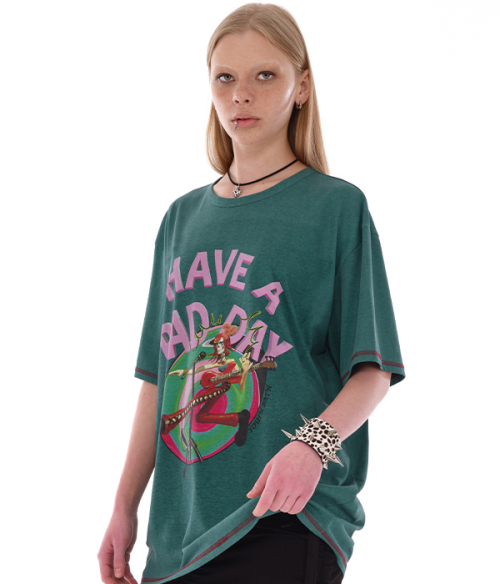 HABD SKELETON T-SHIRT_GREEN
