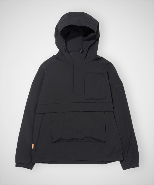 Анорак унисекс из нейлона и спандекса Matte Black HE2AN032