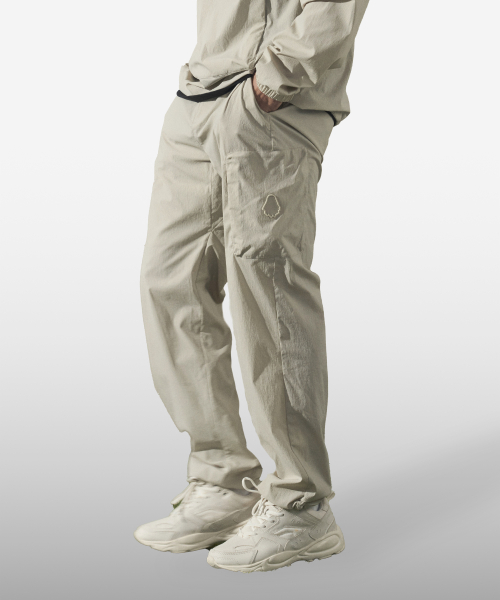 Унисекс нейлоновые карго-джоггеры [Light Beige] HE2PT043