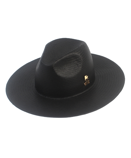 Summer Gentle Black Long Fedora 여름페도라
