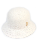 유니버셜 케미스트리(UNIVERSAL CHEMISTRY) Cool Simple White Cloche Hat 여름모자