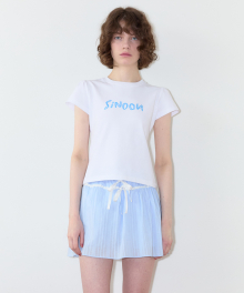 Sinoon Lettering Puff T-Shirt (White)
