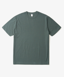 스탠다드 크루 넥 코튼 티셔츠 (GREEN)