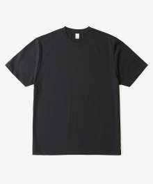 스탠다드 크루 넥 코튼 티셔츠 (BLACK)