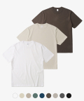 [2PACK] 스탠다드 크루 넥 코튼 티셔츠 (9 COLOURS)