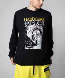 (U) 에이지 하드코어 유스 롱슬리브 티셔츠 블랙 AGED HARDCORE YOUTH LS TEE BLACK