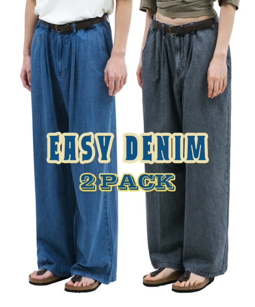 빅유니온(BIG UNION) [2PACK] EASY DENIM / 2 COLOR - 사이즈 & 후기 | 무신사 빅유니온(BIG UNION) [2PACK] EASY DENIM /  2 COLOR... 