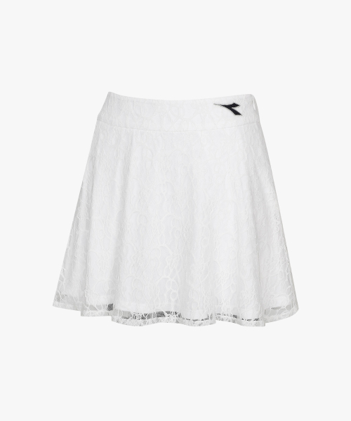 Теннисная юбка с кружевом Crosscourt IVORY