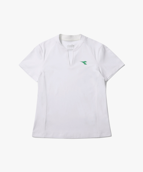 Теннисное поло с коротким рукавом Crosscourt Women IVORY