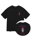 세인트페인(SAINTPAIN) SP 과달루페 반팔 티셔츠-블랙