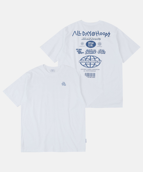 Белая футболка HOOP S2 Logo, White
