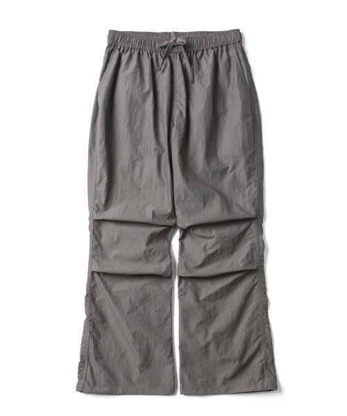GLOSSY EASY PANTS (OLIVE GREY)