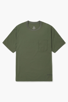 남성 데이팩 반팔 우븐 포켓 티셔츠 (SET UP) TLTCM24695KHA