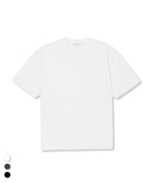스탠다드 핏 실켓 하프 슬리브 티셔츠 (3COLOR)