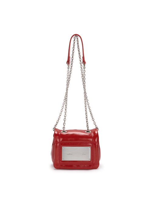 마뗑킴(MATIN KIM) CLASSIC CHAIN QUILTING MINI BAG IN RED