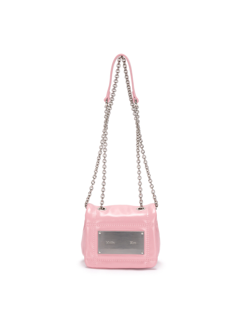 【MATIN KIM】KIM MATIN FRAME TWO WAY CHAIN BAG FRAME TWO WAY CHAIN BAG IN WHITE - MATINKIM