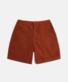 Corduroy Surf Shorts Orange Red
