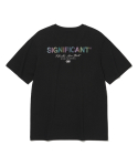 시그니피컨트(SIGNIFICANT) 홀로그램 로고 반팔티 BLACK (LO7TU438-076)
