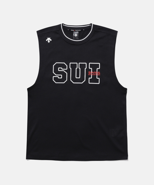 Сетчатая майка SUI Team Sleeveless Black (SP221IST51)