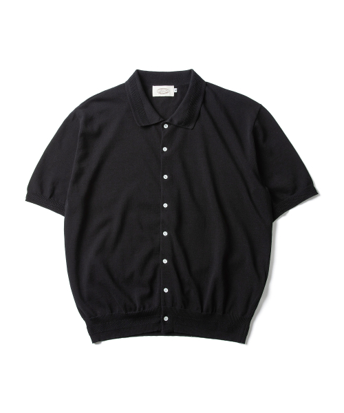 Essential Half Knit Shirts Black
