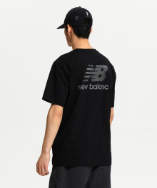 NBNEE22623 / UNI FROZEN 냉감 빅로고 반팔티 (BLACK)