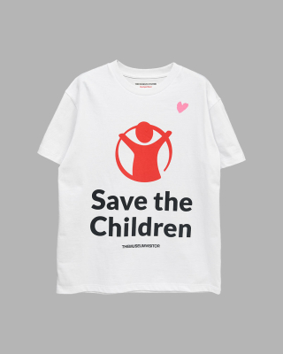 더뮤지엄비지터(THEMUSEUMVISITOR) SAVE THE CHILDREN T-SHIRTS (WHIT...