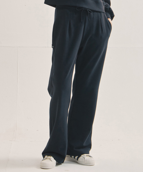Свободные спортивки WW с одной складкой [Navy Black]