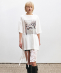 인사일런스 우먼(INSILENCE WOMEN) 스트링 오버핏 티셔츠 IVORY