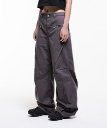 TCM slash pants (purple grey)