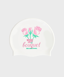 Rose Bouquet Swim Cap - Pink