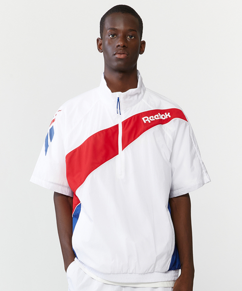 Анорак с панелями Vector - White:Turkish Blue