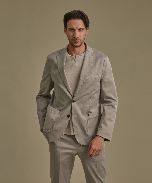 Жакет Sondrio с боковыми разрезами - Light Grey