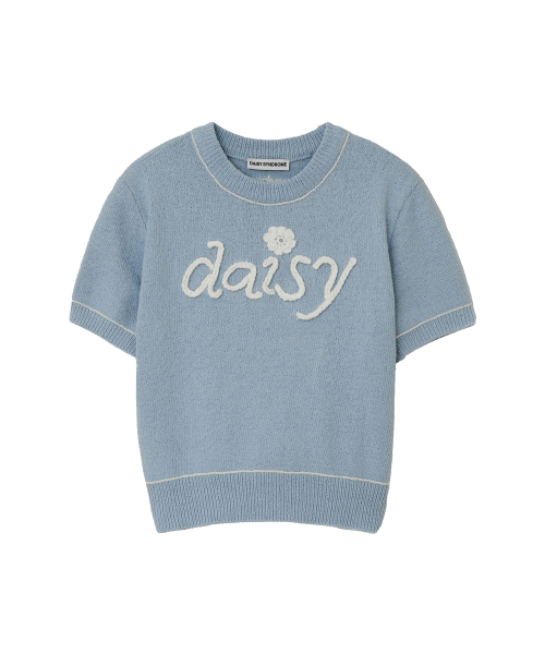 WENDY ROUND KNIT sky blue