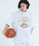 엔비에이(NBA) LAL 슬리브리스 후드 티셔츠(N242TH050P) 멜란지 그레이