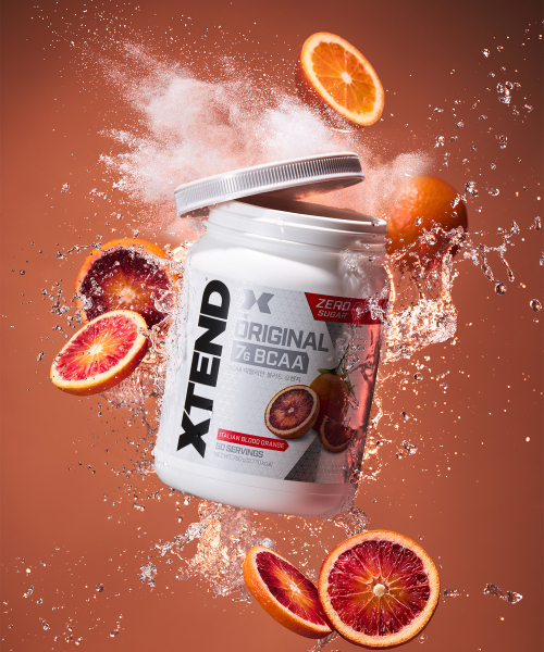 고함량 bcaa 7000mg 엑스텐드 제로슈가 오렌지맛 50회분+2포증정