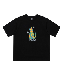 [퍼퓸증정]캣치미 티셔츠 - 블랙