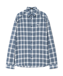 Washed check pattern shirts [skyway]