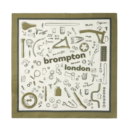 [브롬톤 런던] BROMPTON PARTS SCARF - OLIVE (P245AMS201) P245AMS201057 