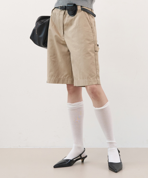 HALF CARPENTER WORK PANTS (BEIGE)