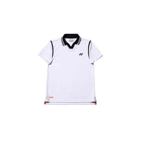 Женская теннисная футболка 245TS010F White с контрастной отделкой