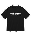 세인트페인(SAINTPAIN) SP 볼드 세인트 반팔 티셔츠-블랙