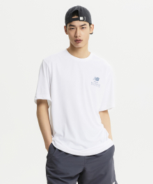 NBNEE22613 / UNI 베이직 워터 반팔티 (WHITE)