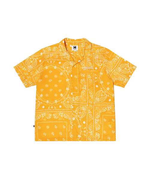 Летняя рубашка пейсли YELLOW
