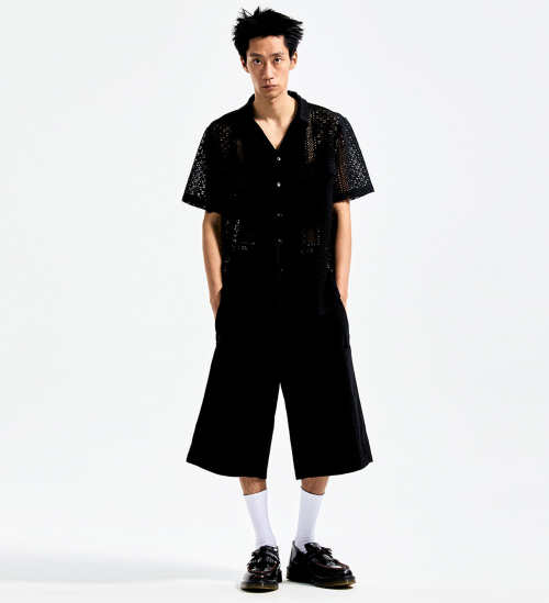 LACE SHIRT BLACK
