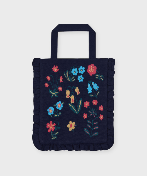 NAT knit bag virginie navy