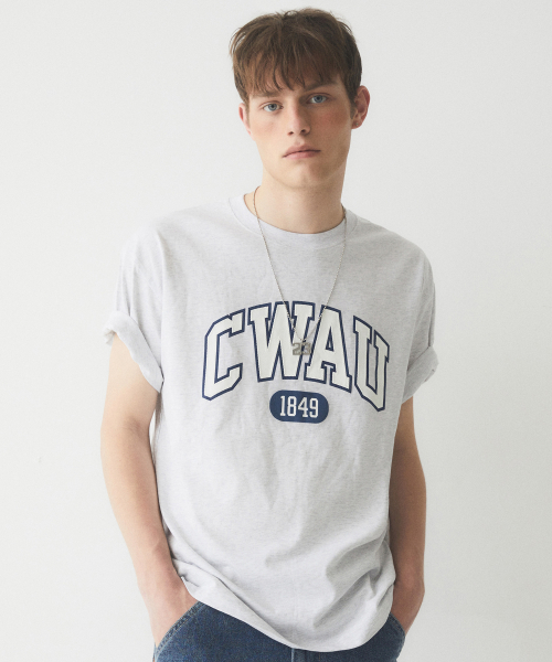 후아유(WHO.A.U) CWAU Logo T-shirt / WHRPE3795U - 사이즈 & 후기 | 무신사