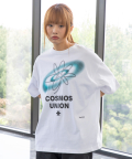 GT047 코스모스 크루 넥 반팔 티셔츠 (WHITE)